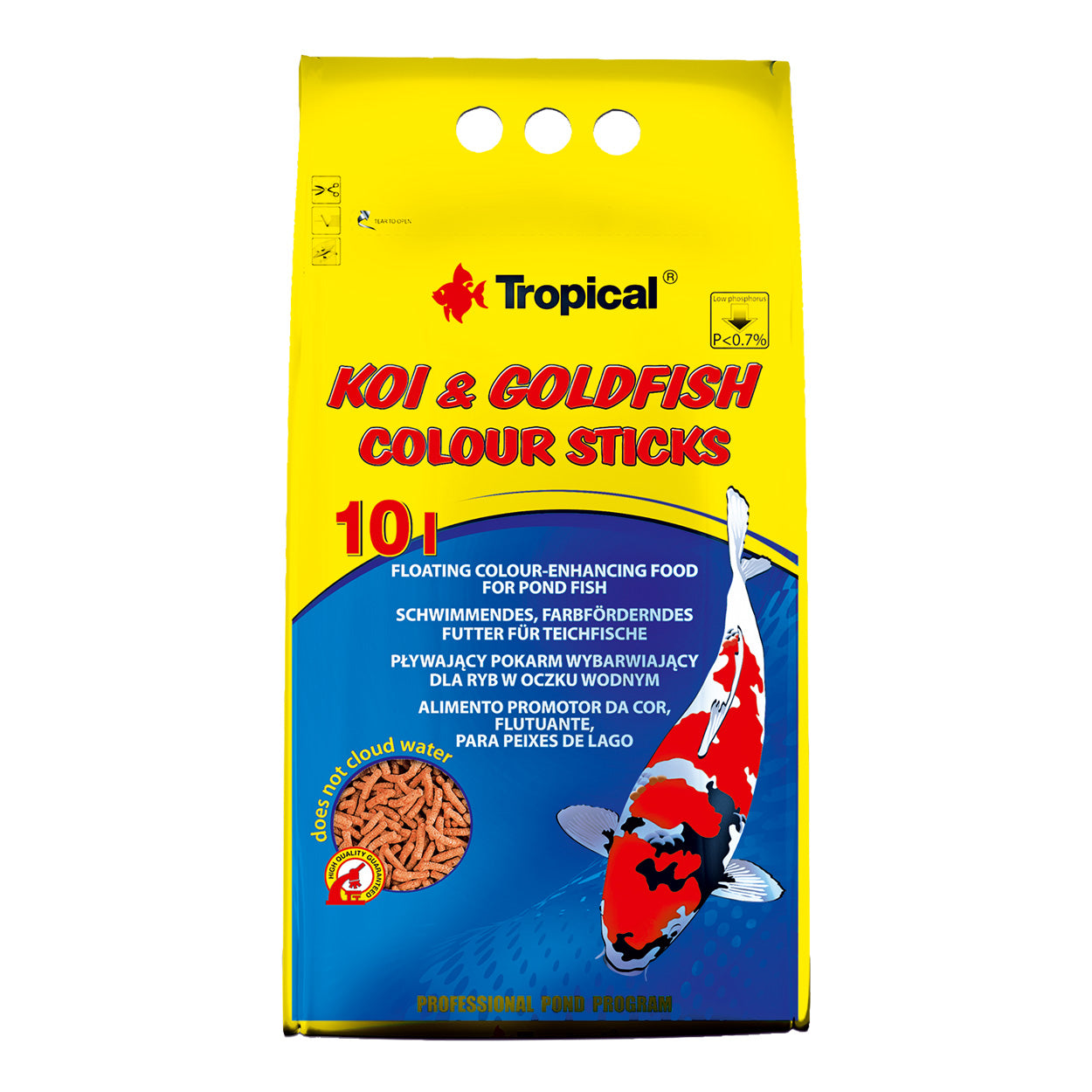 Tropical | Koi & Goldfish Colour Sticks - 800 g