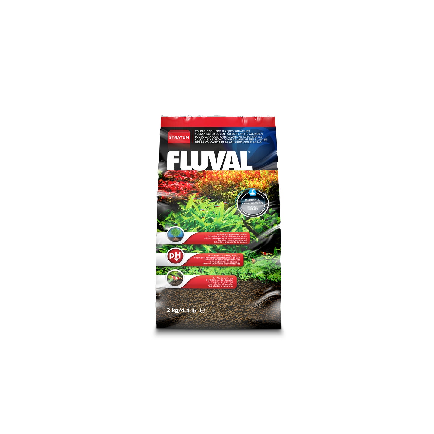 Fluval - Substrat Stratum pour plantes et crevettes