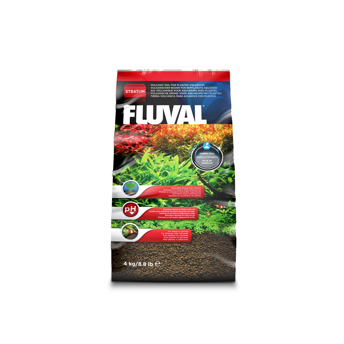 Fluval - Substrat Stratum pour plantes et crevettes