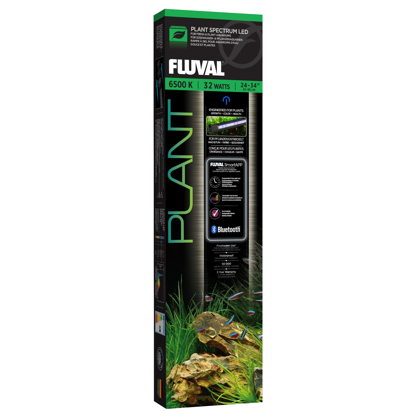 Fluval | Rampe d’éclairage DEL Plant Spectrum (24 - 34 po)