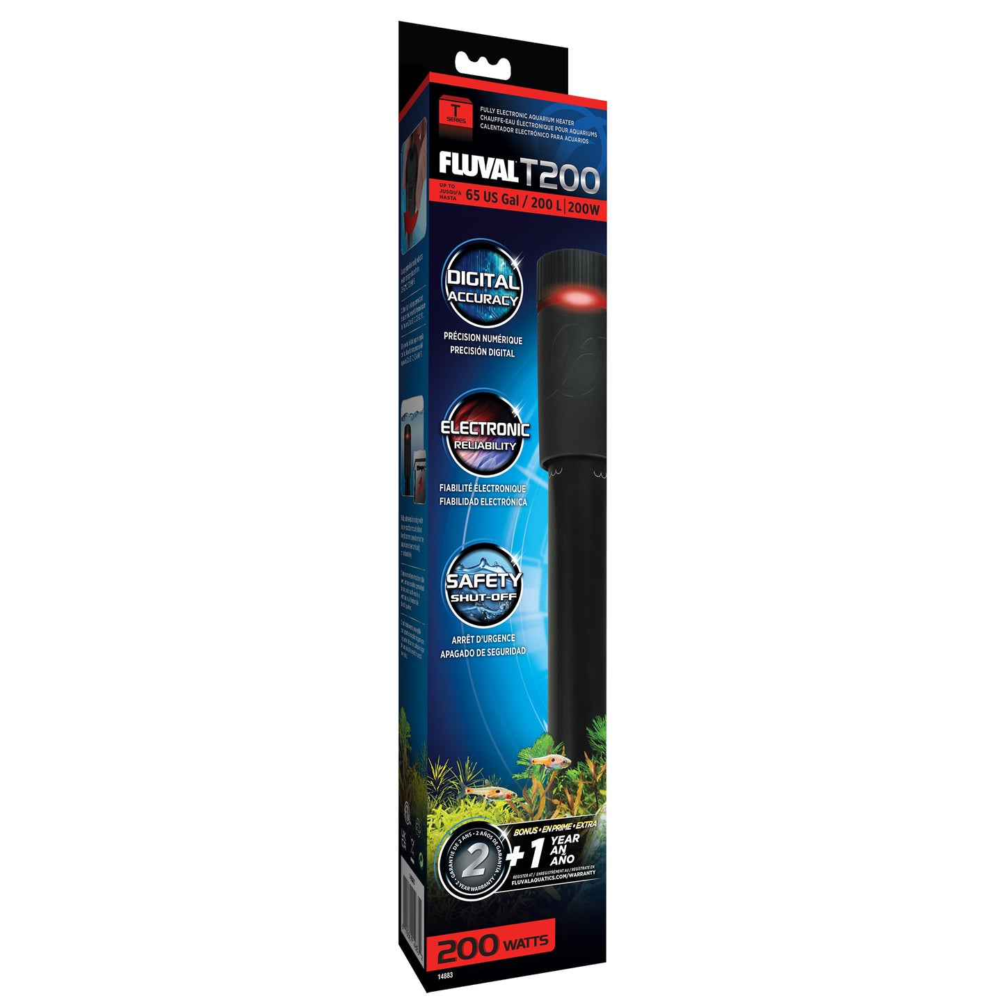 Fluval | Chauffe-eau T200, 200W