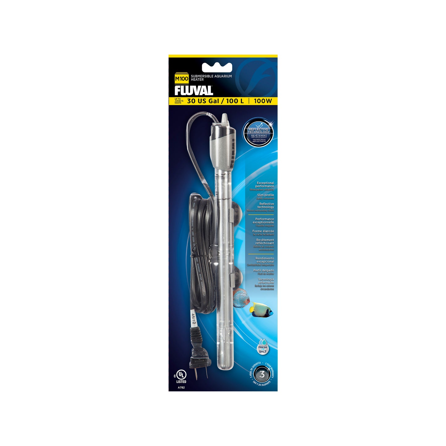 Fluval | Chauffe-eau submersible M100