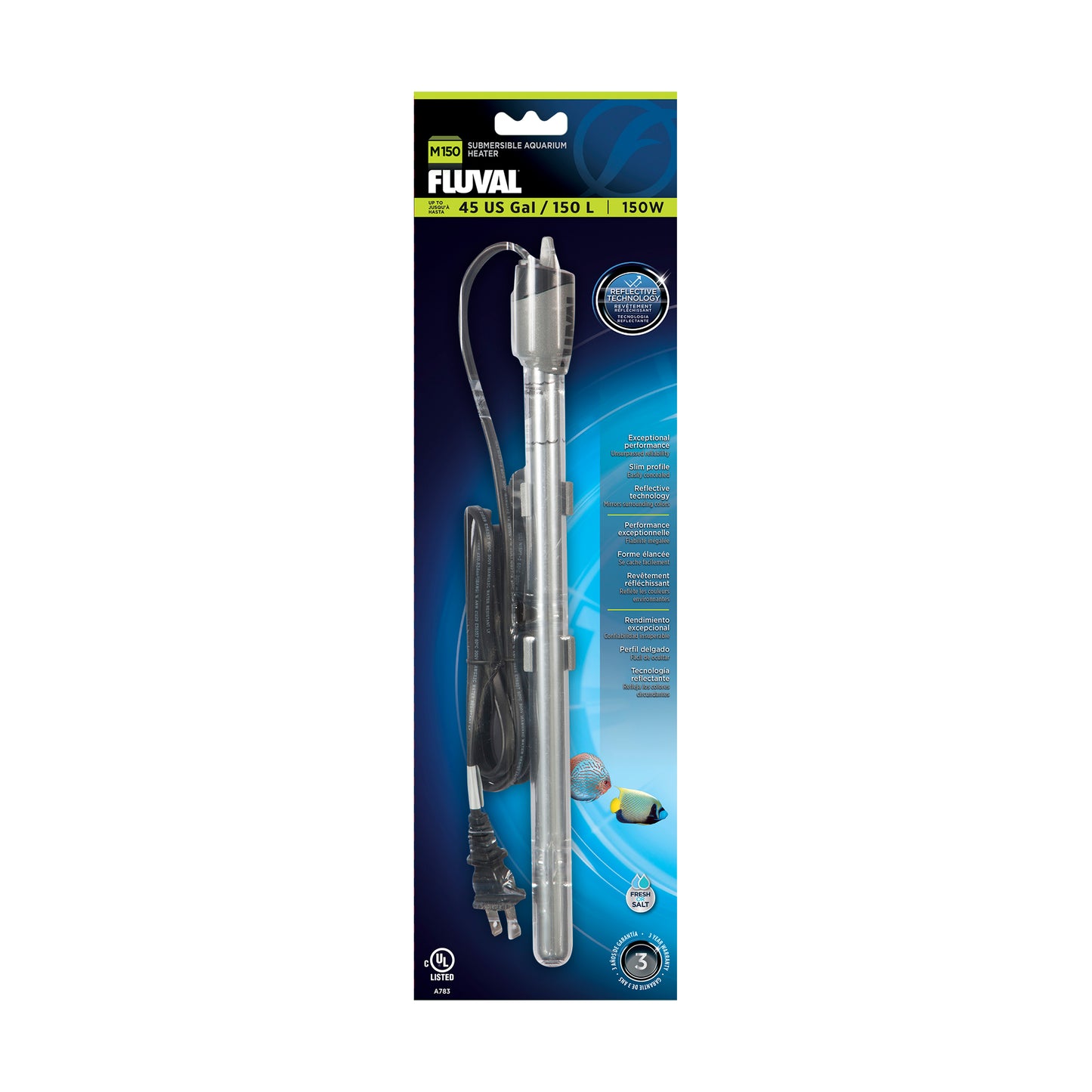 Fluval | Chauffe-eau submersible M150