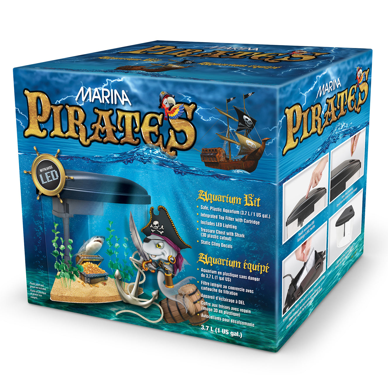 Marina | Aquarium Pirates, 3,7 L (1 gal US)